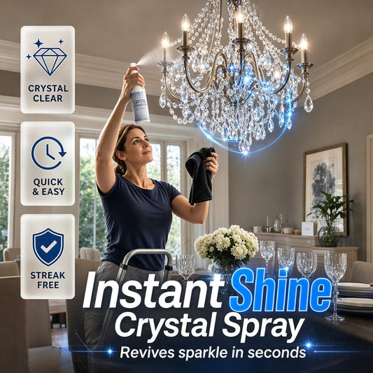 🔥🔥 LAST DAY – Buy 1 Get 1 FREE🔥 Crystal Chandelier Cleaner Spray + Cleaning Towel