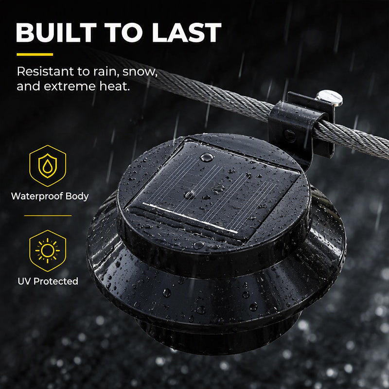 ☀️💡 LAST DAY 50% OFF ! Light Up Gutters, Fences & Garden Walls — Solar-Powered Outdoor LEDs With No Mains Wiring Needed 🏡✨