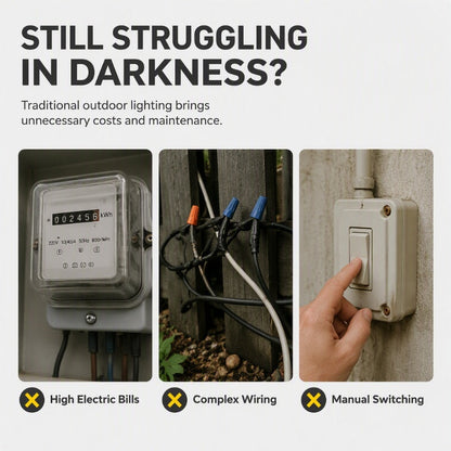 ☀️💡 LAST DAY 50% OFF ! Light Up Gutters, Fences & Garden Walls — Solar-Powered Outdoor LEDs With No Mains Wiring Needed 🏡✨