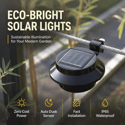 ☀️💡 LAST DAY 50% OFF ! Light Up Gutters, Fences & Garden Walls — Solar-Powered Outdoor LEDs With No Mains Wiring Needed 🏡✨