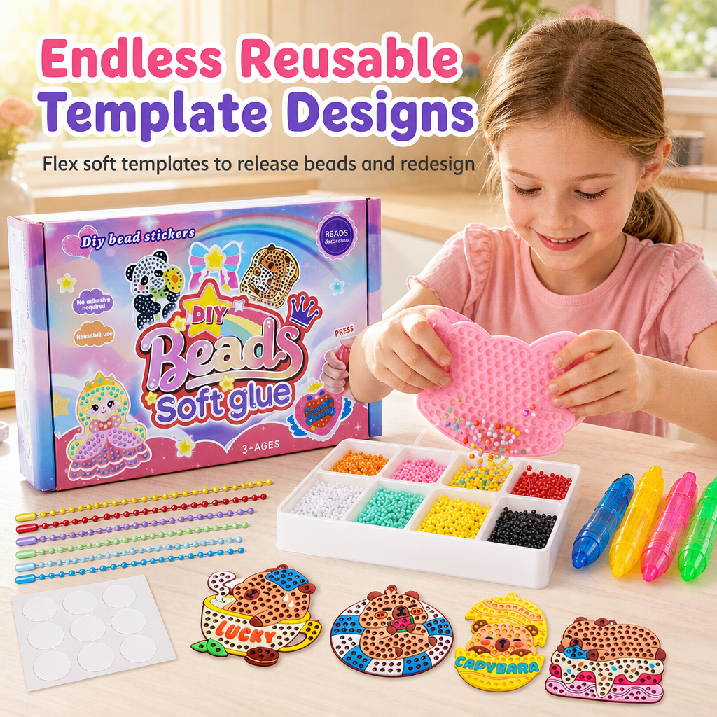 🥳LAST DAY 50% OFF🥳💞DIY Dot Bead Painting Sticker Art Kit for Kids