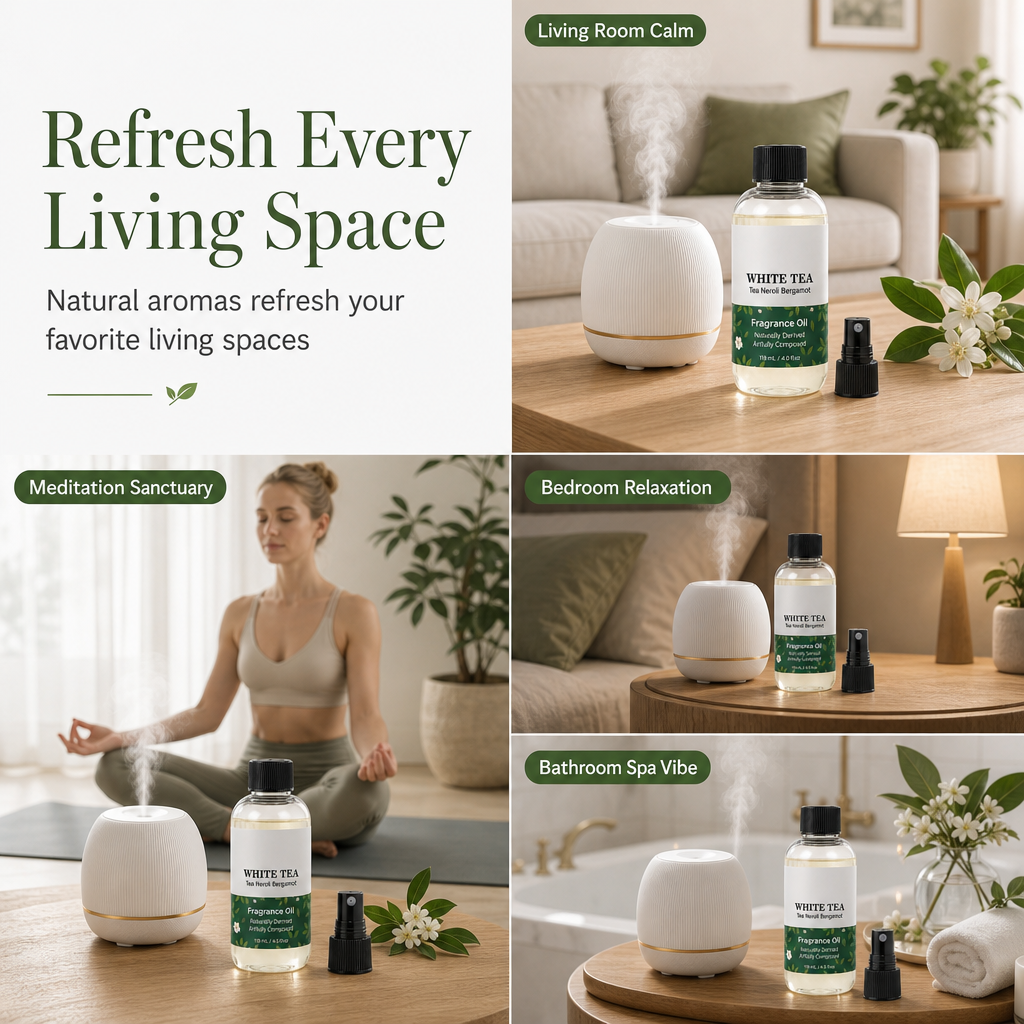 🔥LAST DAY Buy 2 get 1 free 🔥Long-Lasting Fragrance Spray White Tea Orange Blossom Bergamot