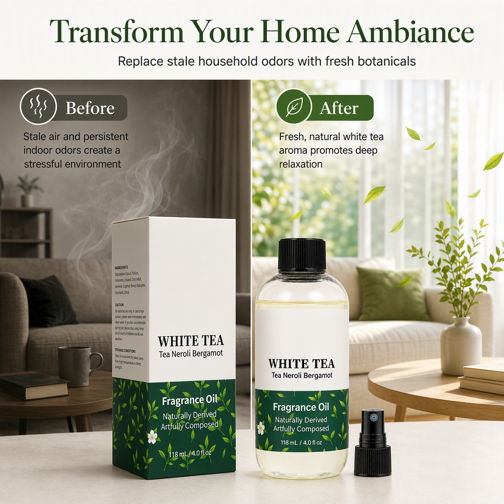 🔥LAST DAY Buy 2 get 1 free 🔥Long-Lasting Fragrance Spray White Tea Orange Blossom Bergamot