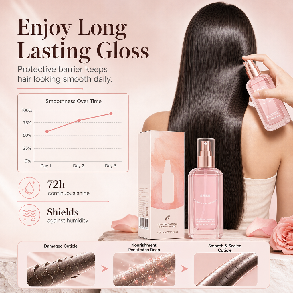 💞2026 HOT SALE💞🌸 Moroccan Fragrance Hair Oil Spray | 80ml