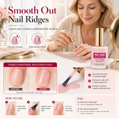 🎁Gift Idea Hot Sale 50% OFF🎁 Smooth Nail Ridges Instantly! Natural Ridge Filler