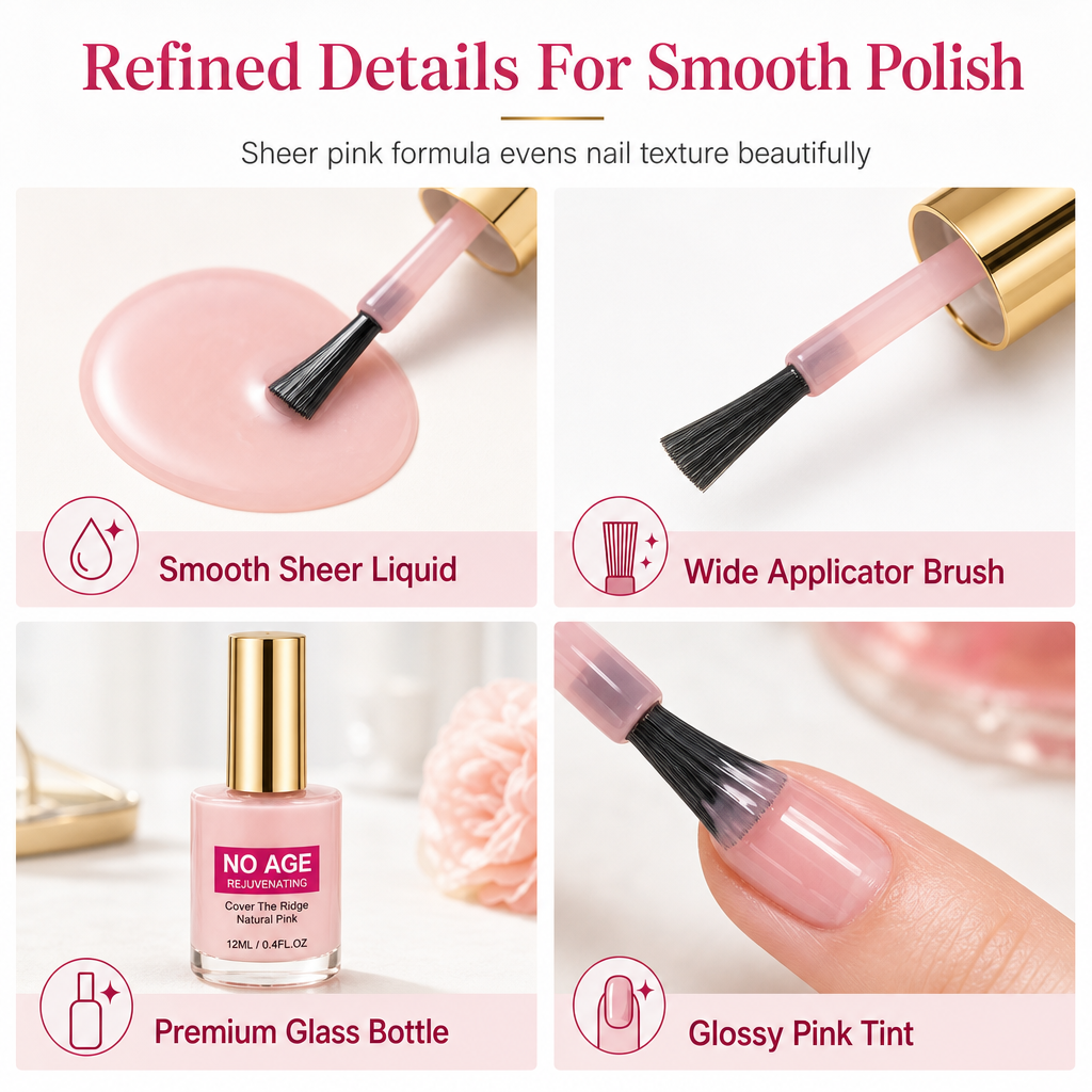 🎁Gift Idea Hot Sale 50% OFF🎁 Smooth Nail Ridges Instantly! Natural Ridge Filler