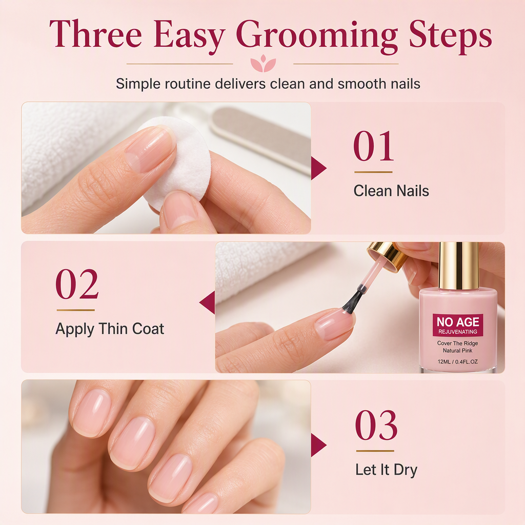 🎁Gift Idea Hot Sale 50% OFF🎁 Smooth Nail Ridges Instantly! Natural Ridge Filler