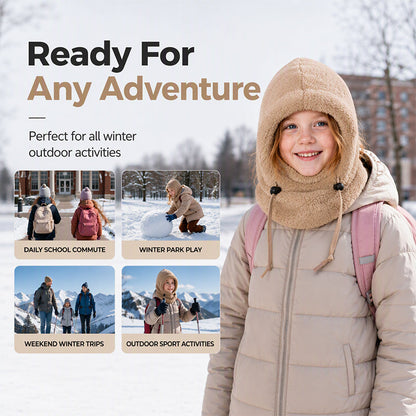 💖Black Friday Mega Deal – 50% off!💖 ❄️Children's Windproof Thermal Cycling Balaclava Hat