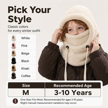💖Black Friday Mega Deal – 50% off!💖 ❄️Children's Windproof Thermal Cycling Balaclava Hat