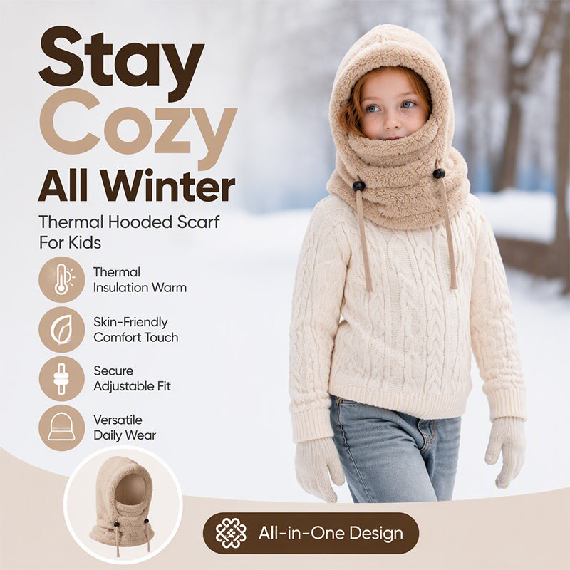 💖Black Friday Mega Deal – 50% off!💖 ❄️Children's Windproof Thermal Cycling Balaclava Hat