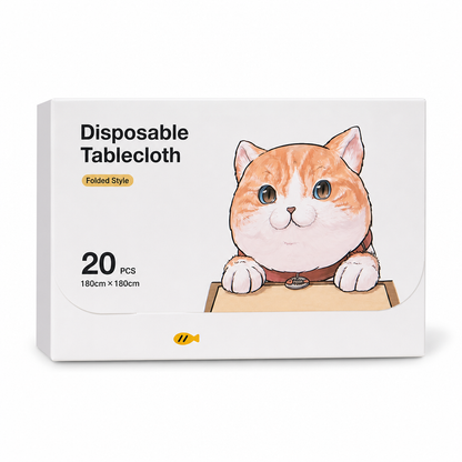 📢📢 50% OFF🍽️Transparent Disposable Tablecloths – Easy-Clean Covers for Round & Rectangular Tables