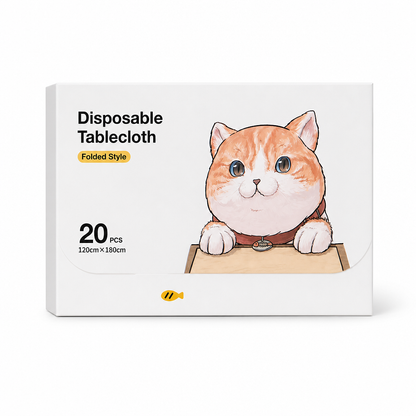 📢📢 50% OFF🍽️Transparent Disposable Tablecloths – Easy-Clean Covers for Round & Rectangular Tables